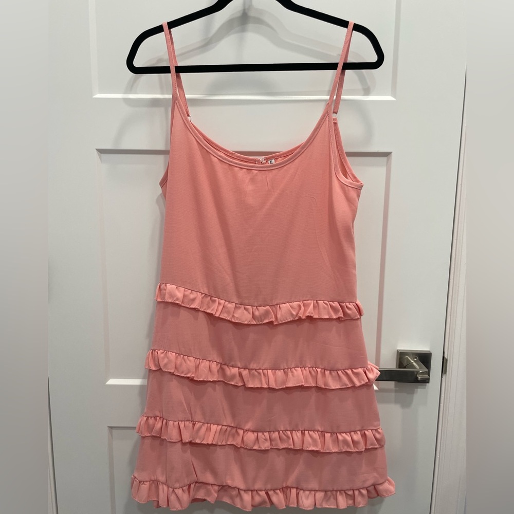 Pink flowy sundress